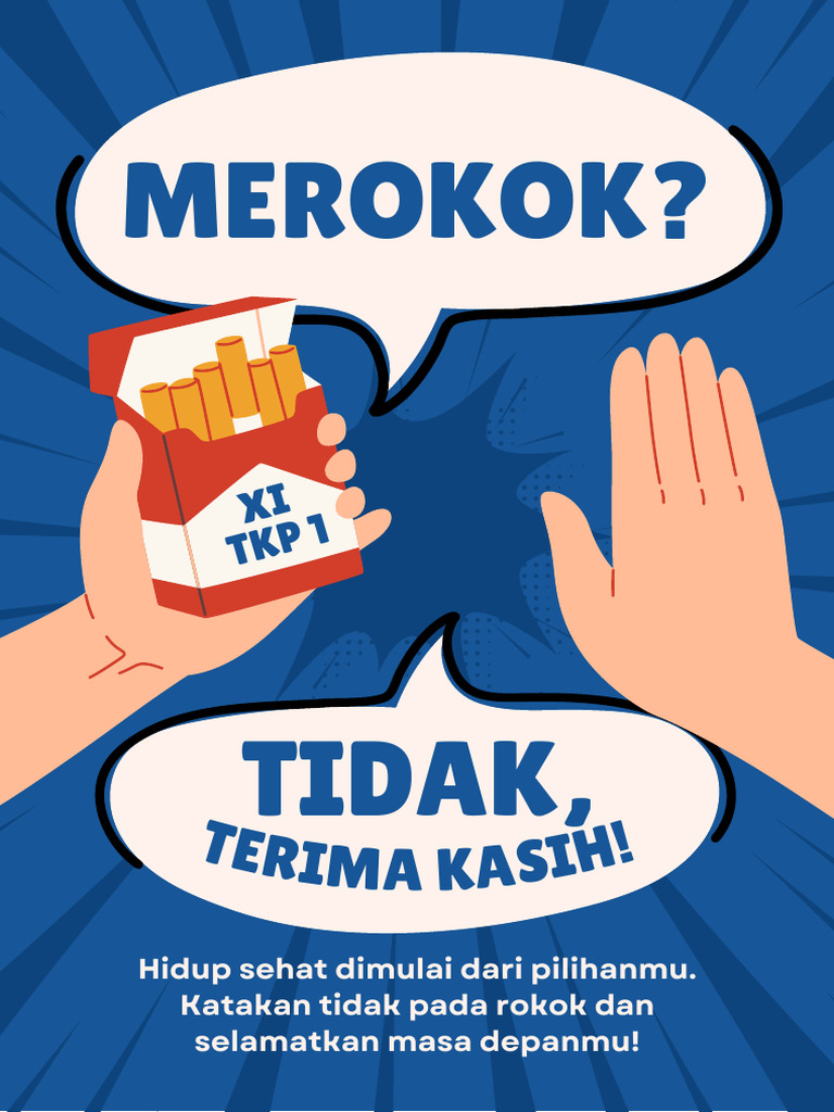 Poster Infografis Bahaya Merokok Ilustratif Biru Dan Abu-Abu_20250812 ...