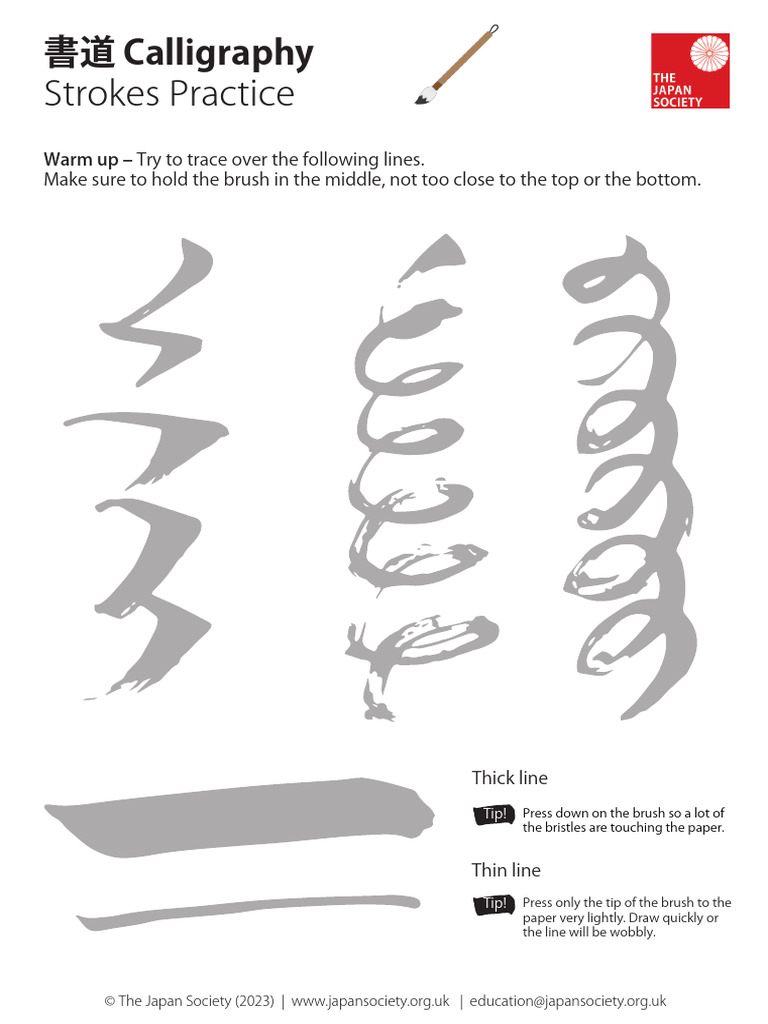 Calligraphy Stroke Practice Guide | PDF | Cleaning | Domestic Implements