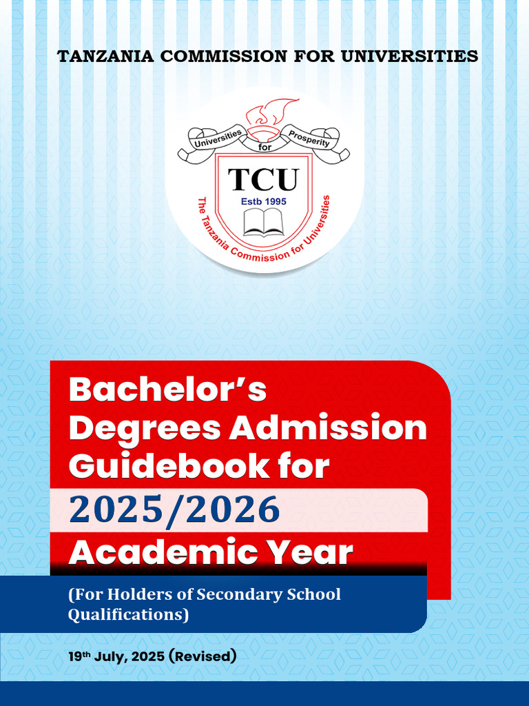 Admission Guidebook For Holders of Secondary School Qualifications ...