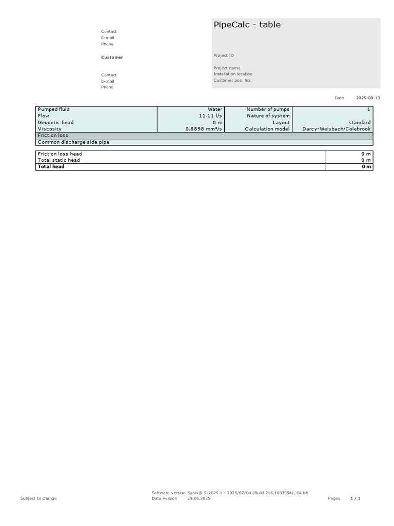 PipeCalc 653 System Overview | PDF