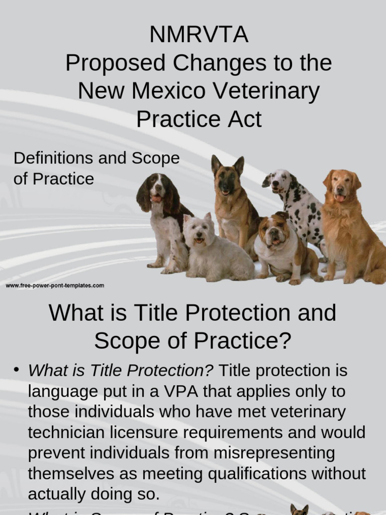NMRVTA Proposed VPA Changes Overview | PDF | Veterinary Medicine | Medicine