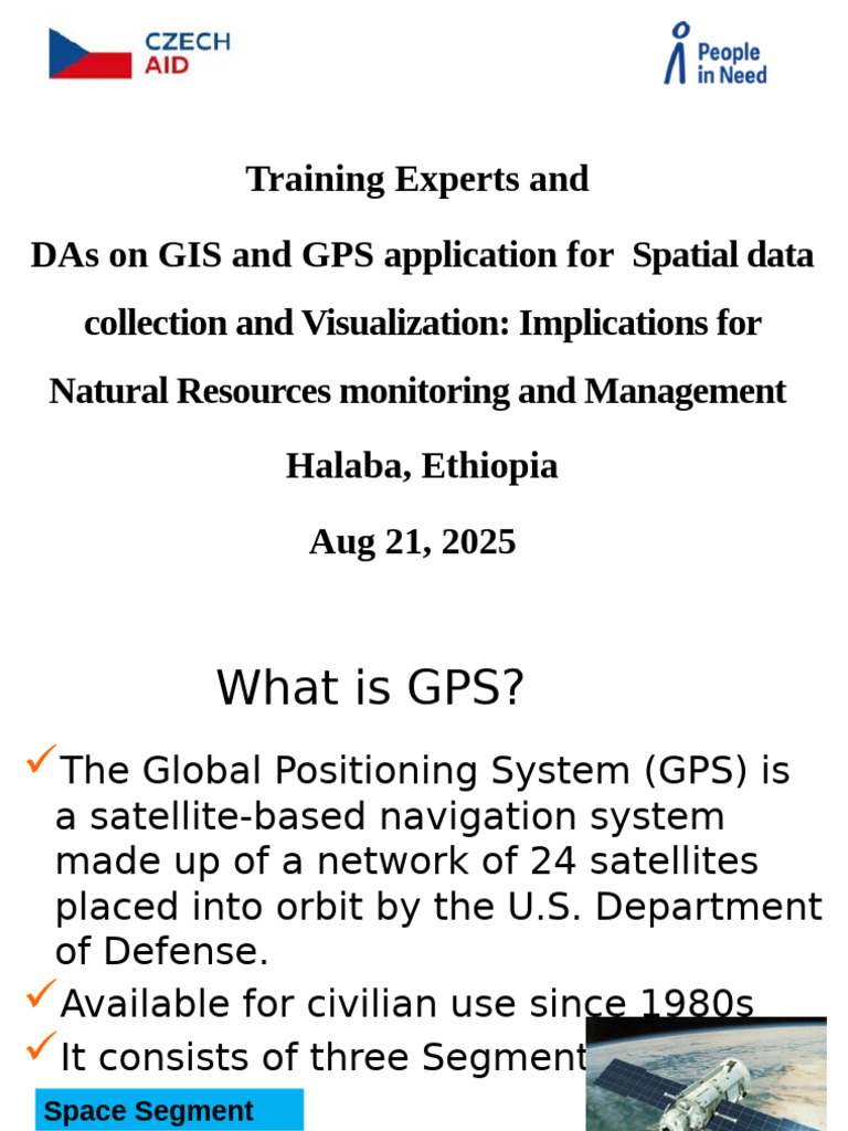 GIS and GPS Training for Natural Resource Management | PDF | Computing ...