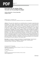 Growing Minds A Developmental Theory | PDF | Deductive Reasoning