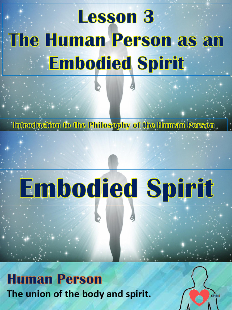 Understanding the Embodied Spirit | PDF