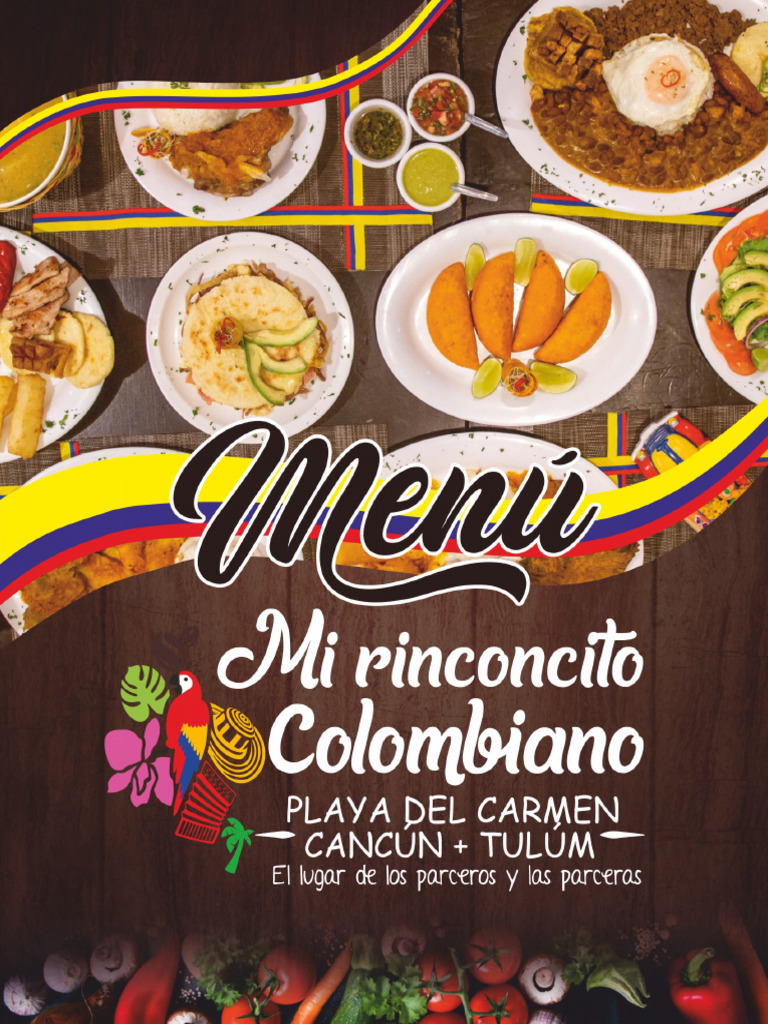 Menu Mi Rinconcito Colombiano | PDF
