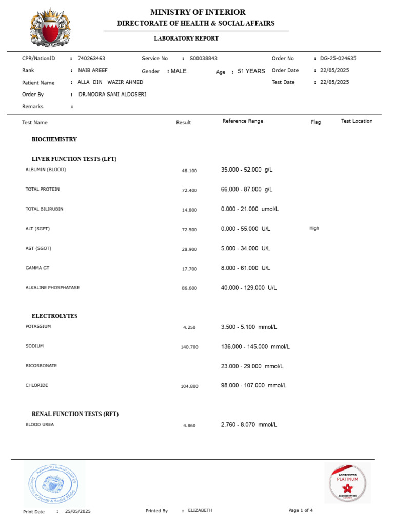 740263463-1_copy | PDF | Medical Tests | Blood