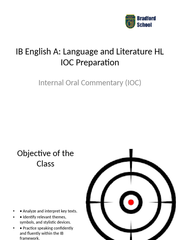 IOC Preparation Presentation | PDF