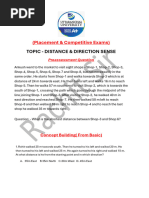 Direction-Based Reasoning Questions | PDF | Teaching Mathematics