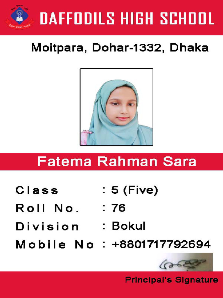 Student Card F | PDF
