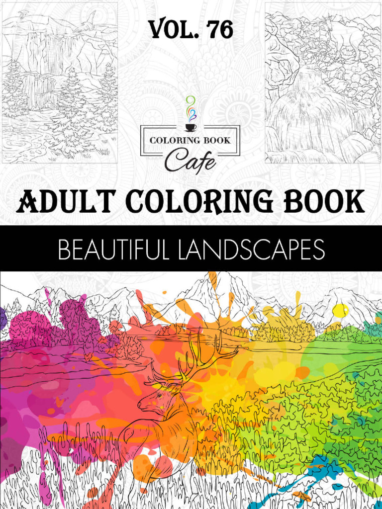 76 Coloring_Book_Vol._76_Beautiful_Landscapes | PDF