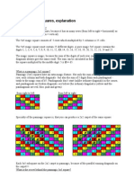 5x5 Panmagic Squares Explanation