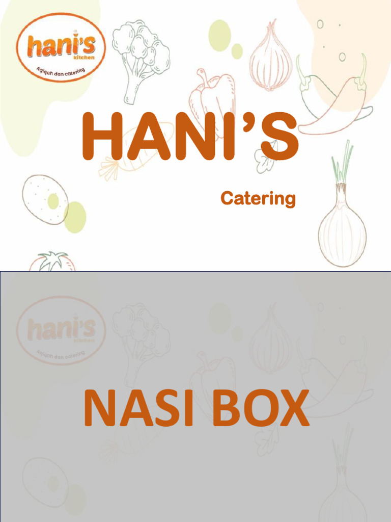 Menu Snack Hani's Catering | PDF