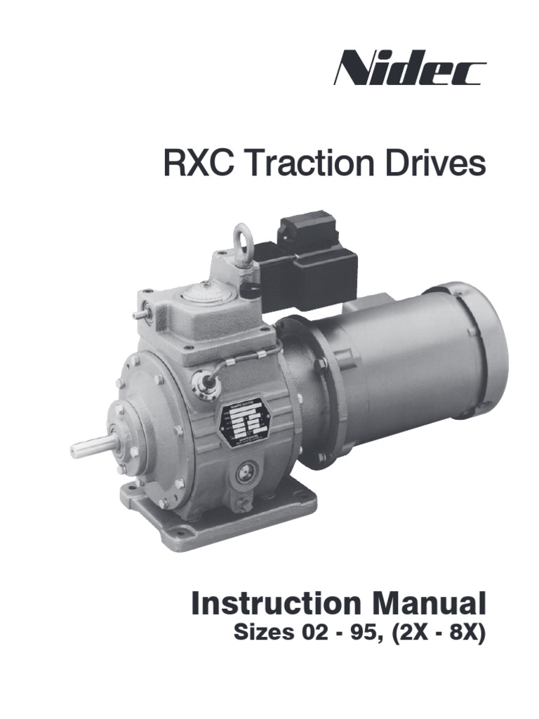 RXC Adjustable Speed Drive Manual | PDF | Feedback | Engines