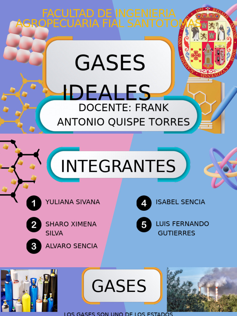Propiedades y Leyes de los Gases Ideales | PDF | Gases | Estequiometría