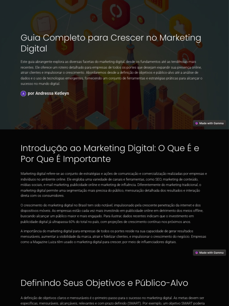Guia Prático para Marketing Digital Eficaz | PDF | Marketing ...