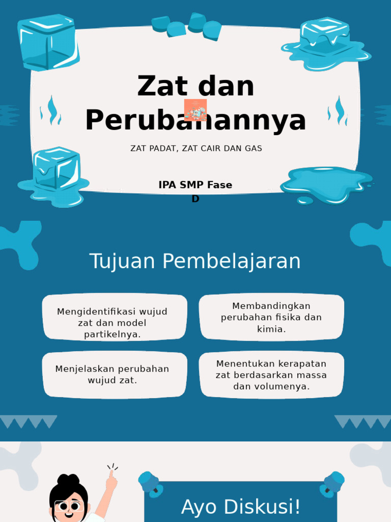 Wujud dan Perubahan Zat dalam IPA SMP | PDF
