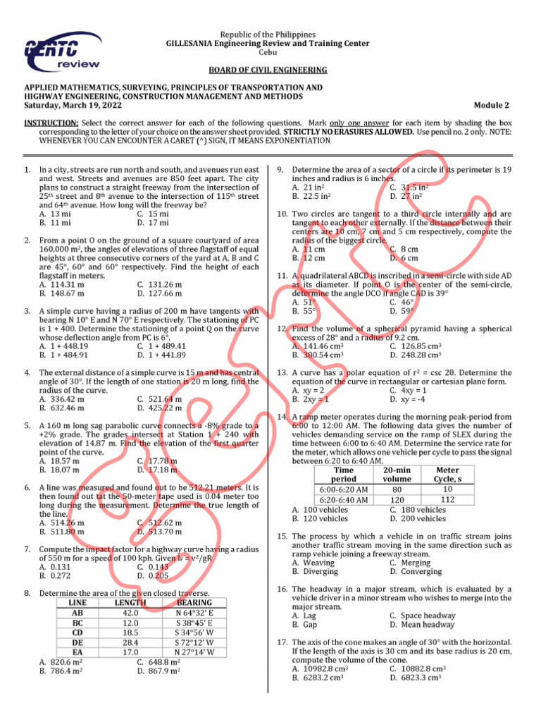 Module 2 MSTE Pre Board | PDF
