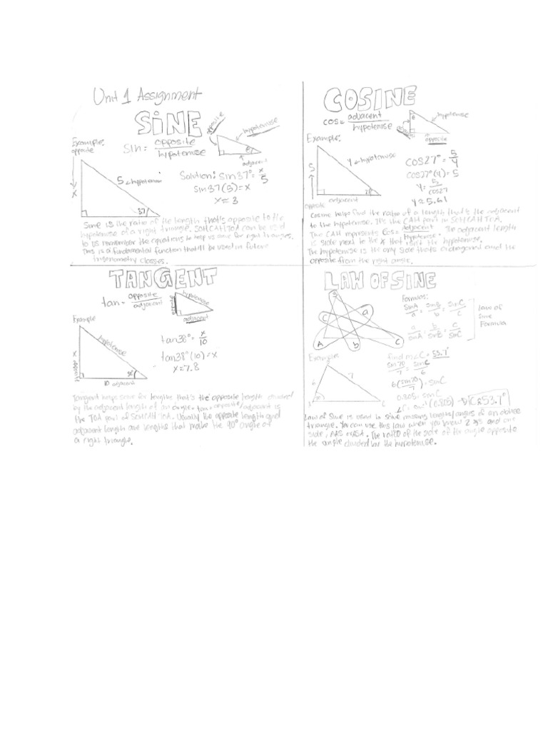 Geometry Part 2 - Unit 1 Assignment | PDF