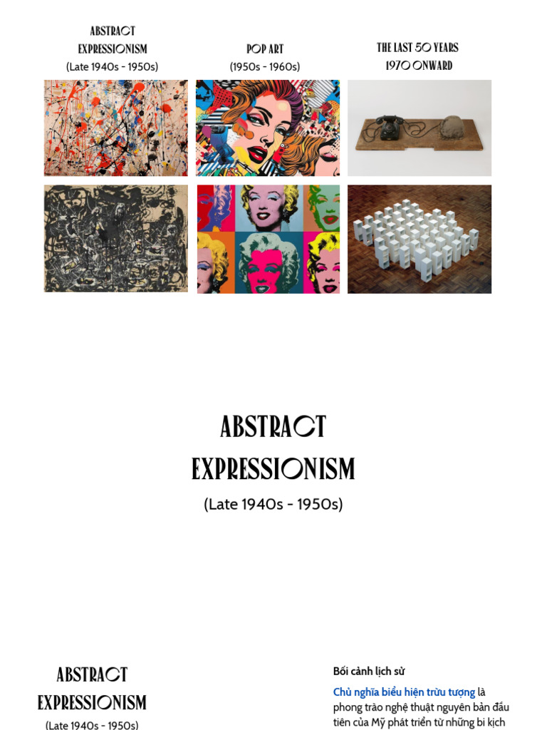 Abstract Expressionism | PDF