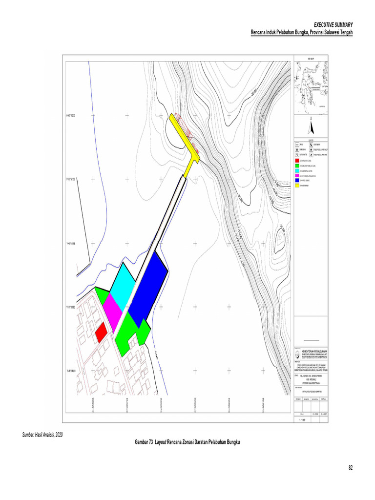 Layout Zona Pembangunan Pada RIP Bungku | PDF