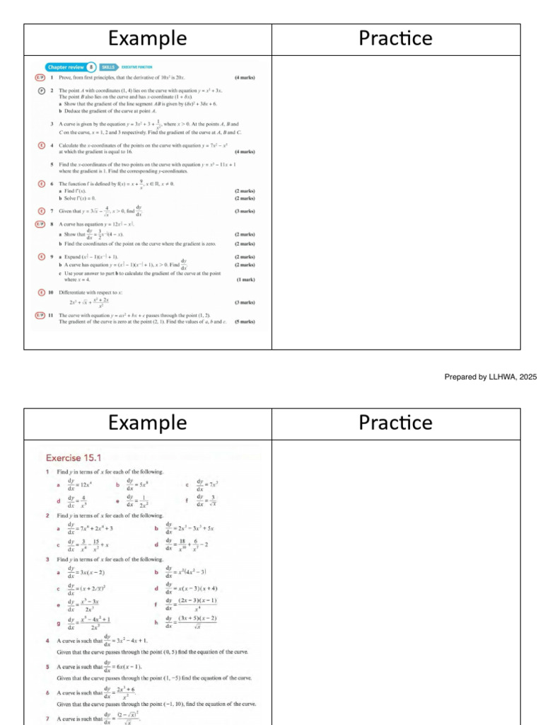 Example Practice Document 2025 | PDF