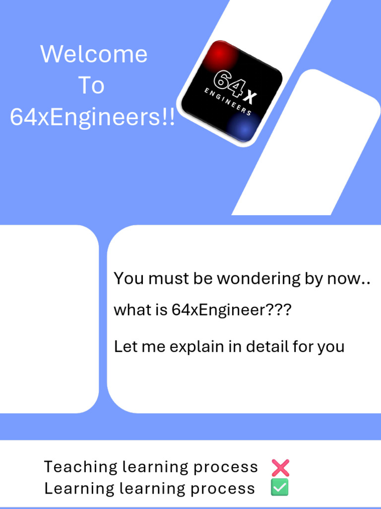 Introduction to 64xEngineers Program | PDF