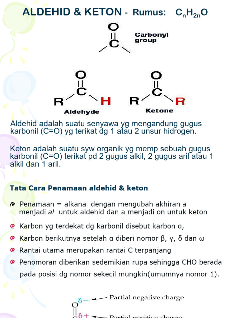 Pemahaman Aldehid dan Keton dalam Kimia | PDF