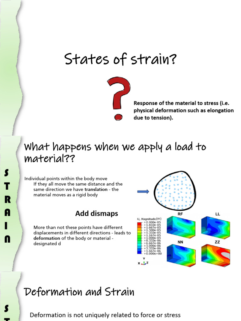 Understanding Deformation and Strain | PDF | Deformation (Engineering ...