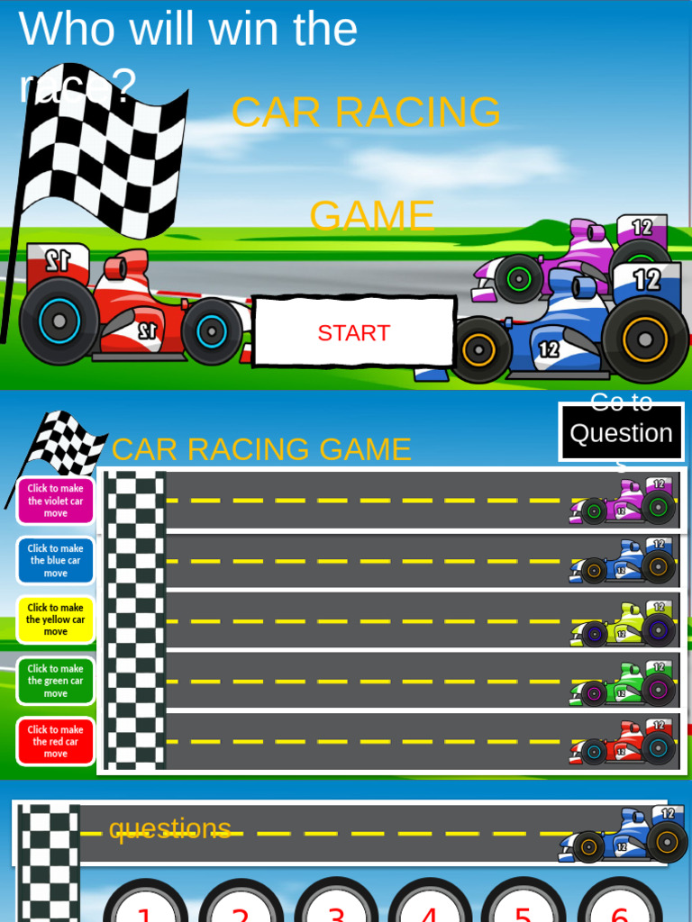 Interactive Car Racing Game | PDF