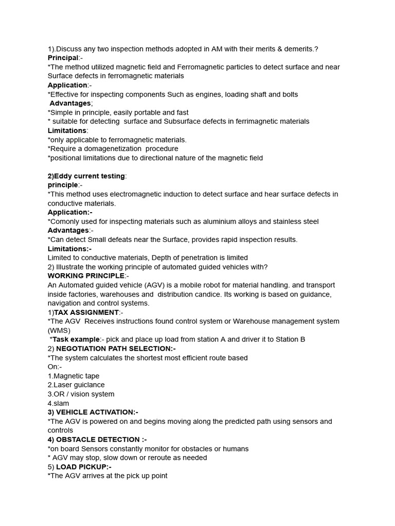 Inspection Methods in Additive Manufacturing | PDF | Nondestructive ...