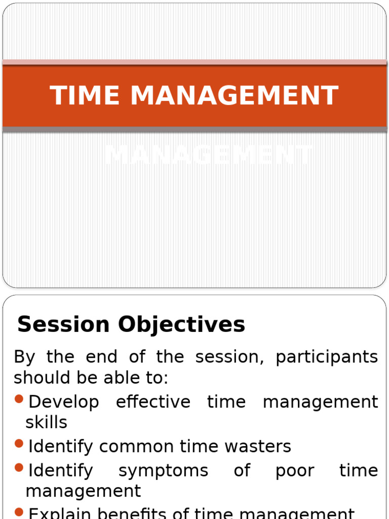 2017 Time Management | PDF | Time Management | Professional Skills
