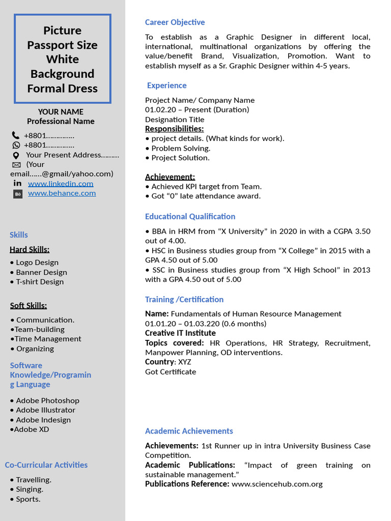 Updated Normal Resume 1 | PDF | Graphic Design