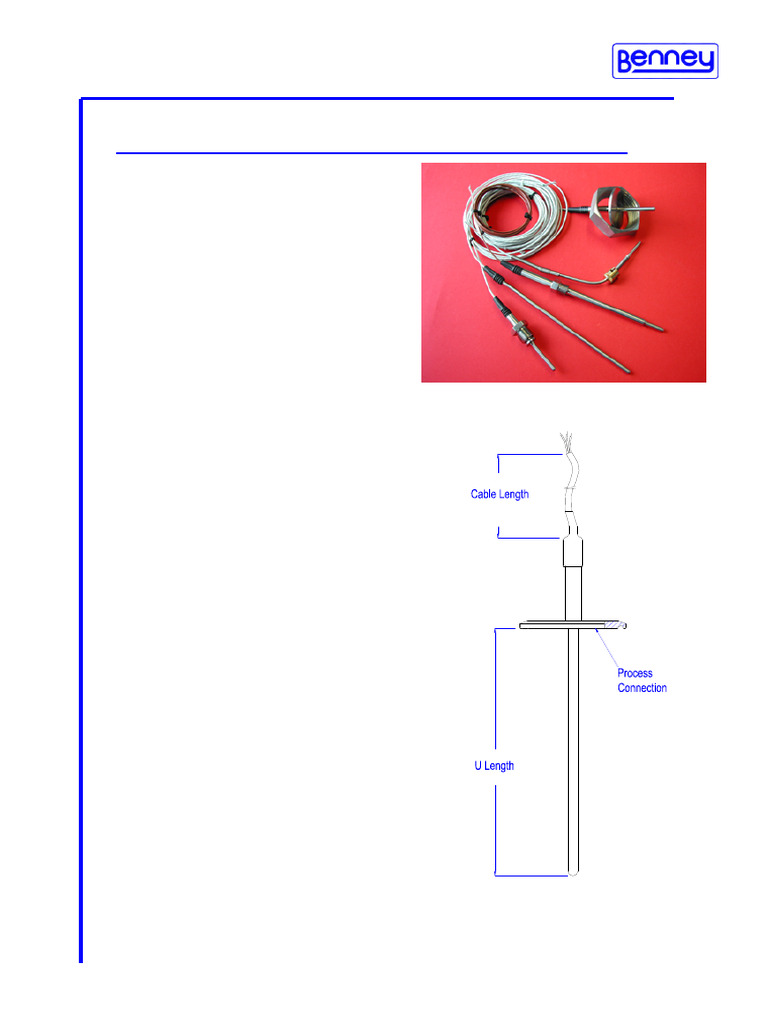 Cable Temperature Probes Specifications | PDF
