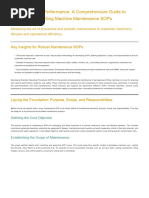 PPM Maintenance Checklist Overview | PDF
