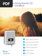 Deye 15kW Hybrid Inverter Datasheet | PDF | Alternating Current ...