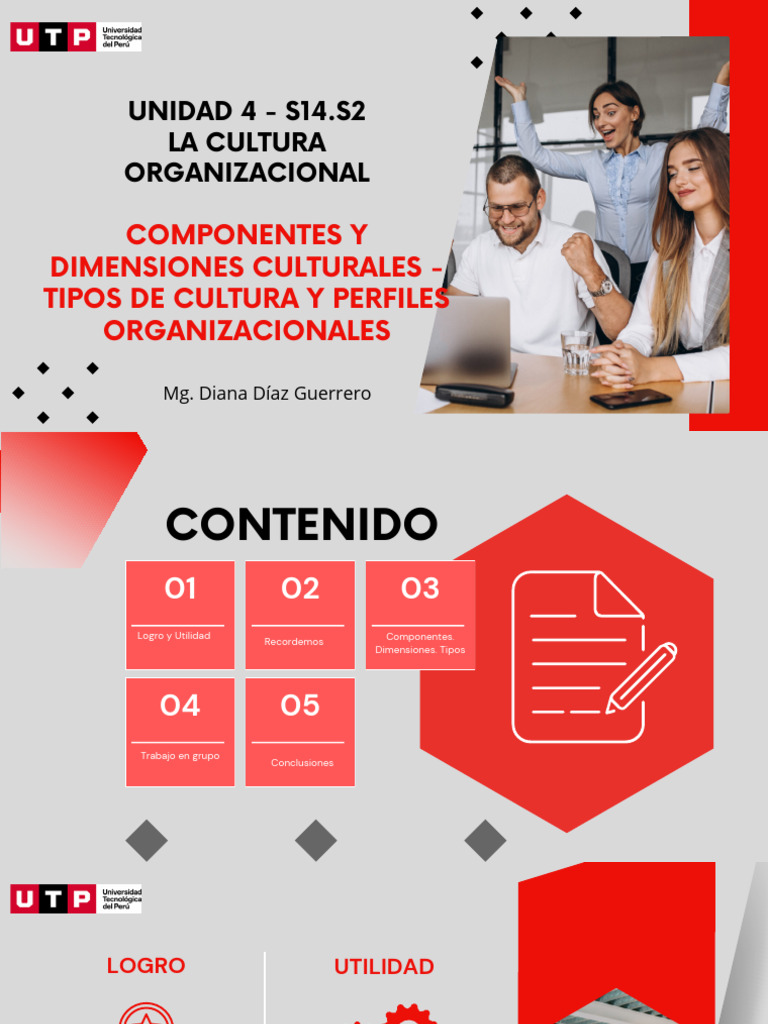 Componentes de la Cultura Organizacional | PDF | Cultura organizacional ...