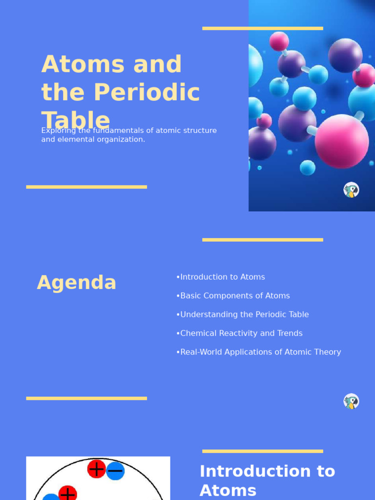 Atoms and The Periodic Table | PDF | Atoms | Proton