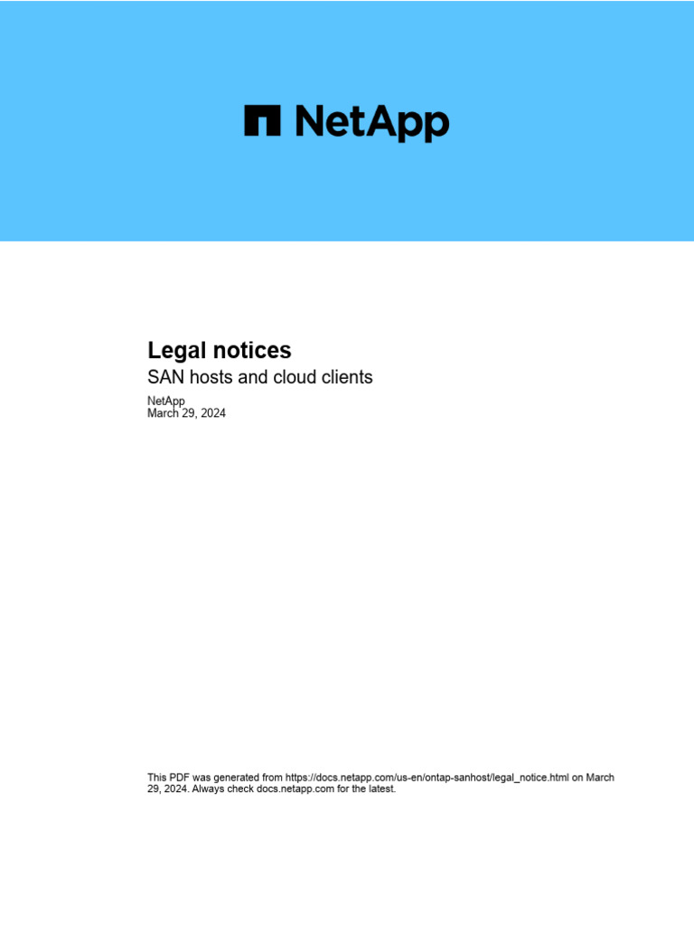 Legal Notices | PDF | Legal Liability | Copyright