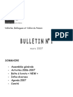 BULLETIN N° 1