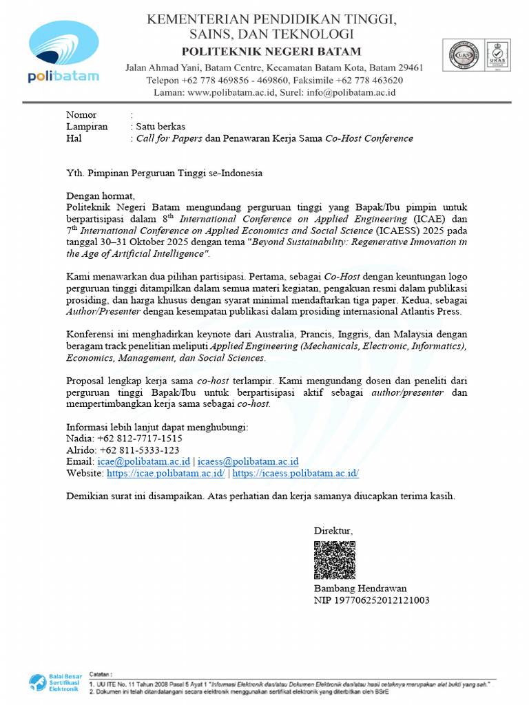 ICAESS 2025 Call for Co-Host Papers | PDF | Mechatronics | Machines
