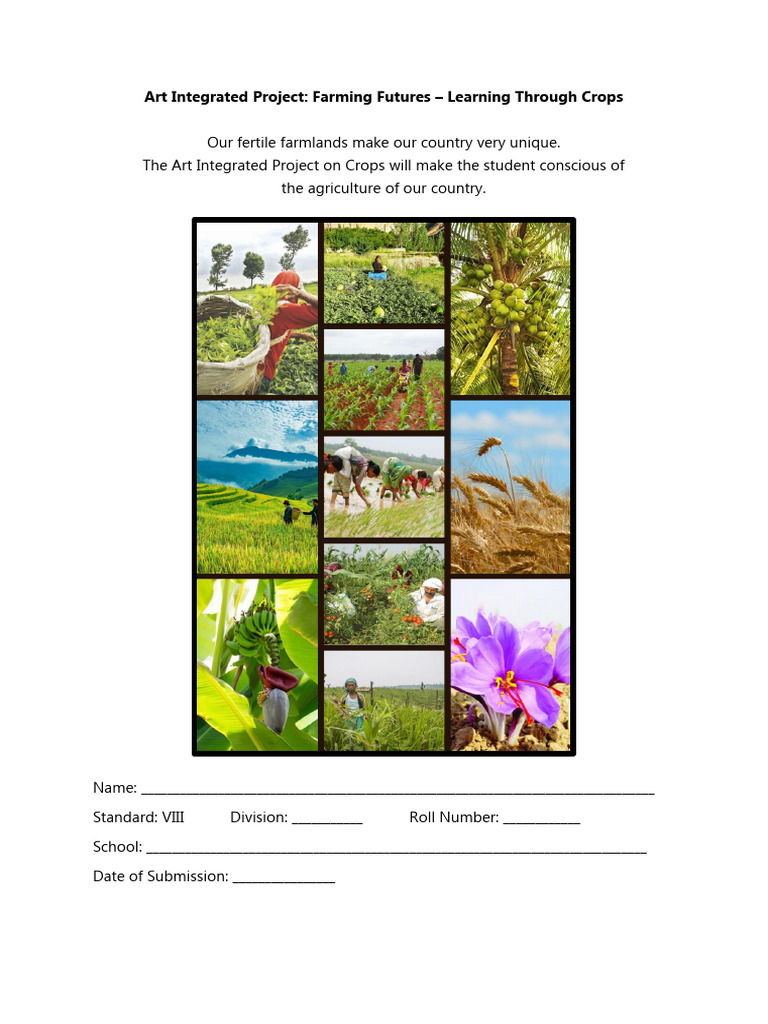 Farming Futures: Integrated Project for VIII | PDF | Agriculture ...