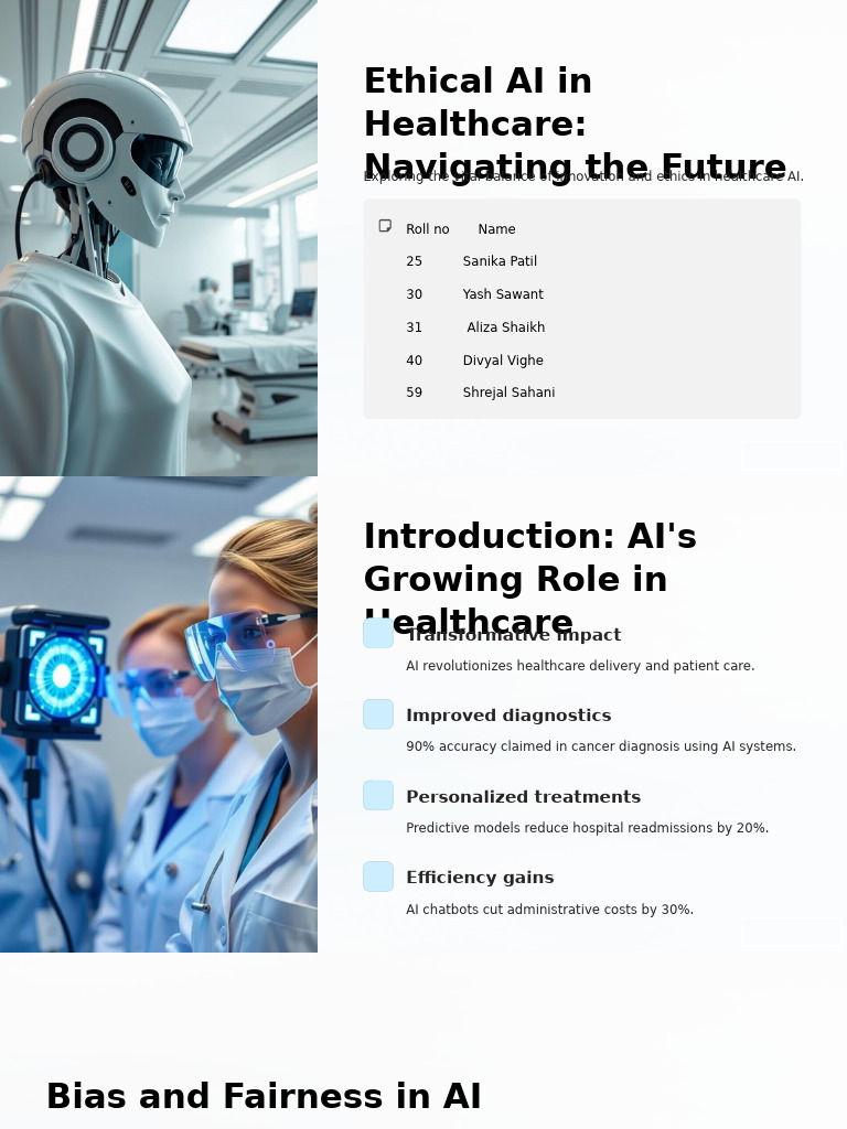 Ethical AI in Healthcare: Challenges & Solutions | PDF | Artificial ...