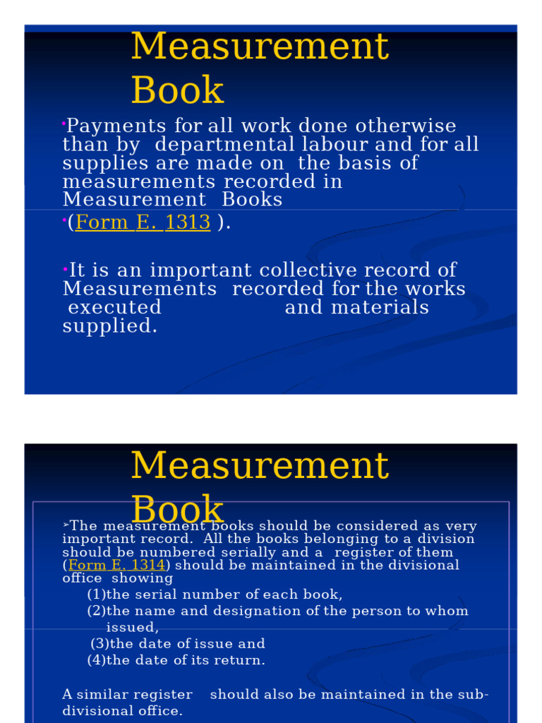 Civil Engineering Measurement Book Guide | PDF | Concrete | Cement