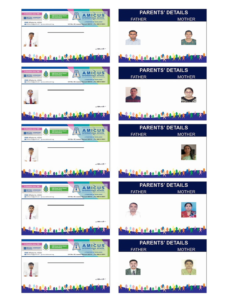 12 Science Id Cards | PDF