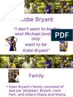 Kobe Bryant: "I Don't Want To Be The Next Michael Jordan, I Only Want To Be Kobe Bryant"