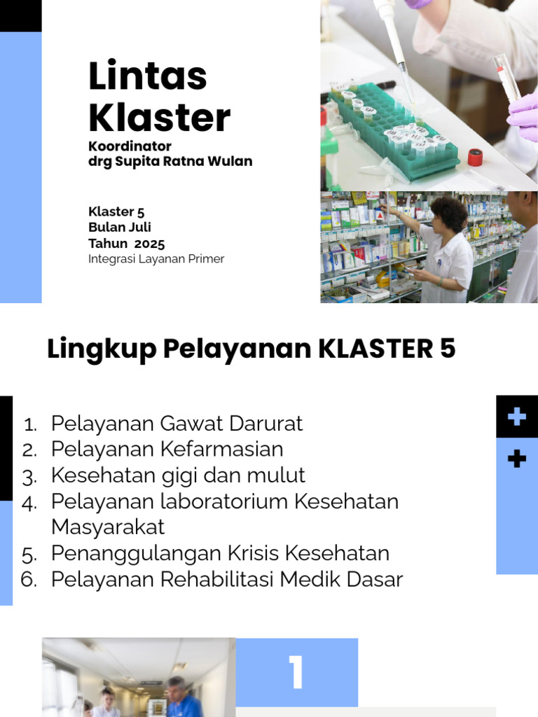 Capaian Layanan Kesehatan Klaster 5 2025 | PDF