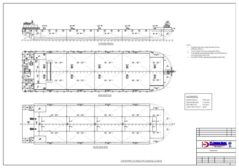 CPO Barge General Arrangement | PDF