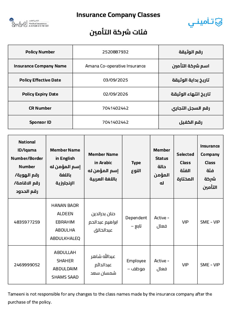 1700257-Insurance Company Classes | PDF