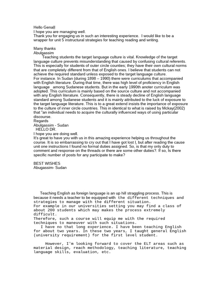 Teaching Strategies for English Learners | PDF | English As A Second Or ...