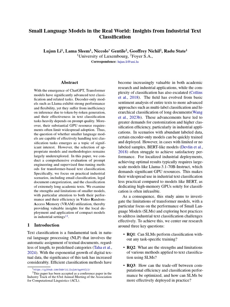 Insights on Small Language Models | PDF | Machine Learning | Learning